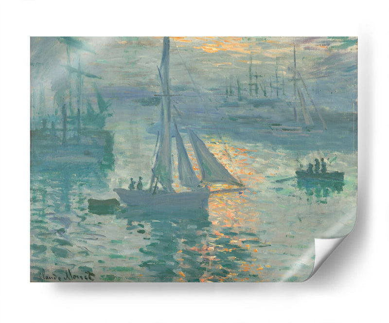 Amanecer - Claude O. Monet | Cuadro decorativo de Canvas Lab