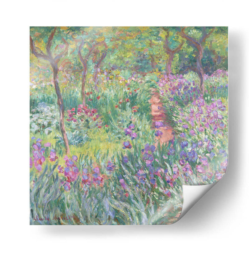 Lirios en el jardín - Claude O. Monet | Cuadro decorativo de Canvas Lab