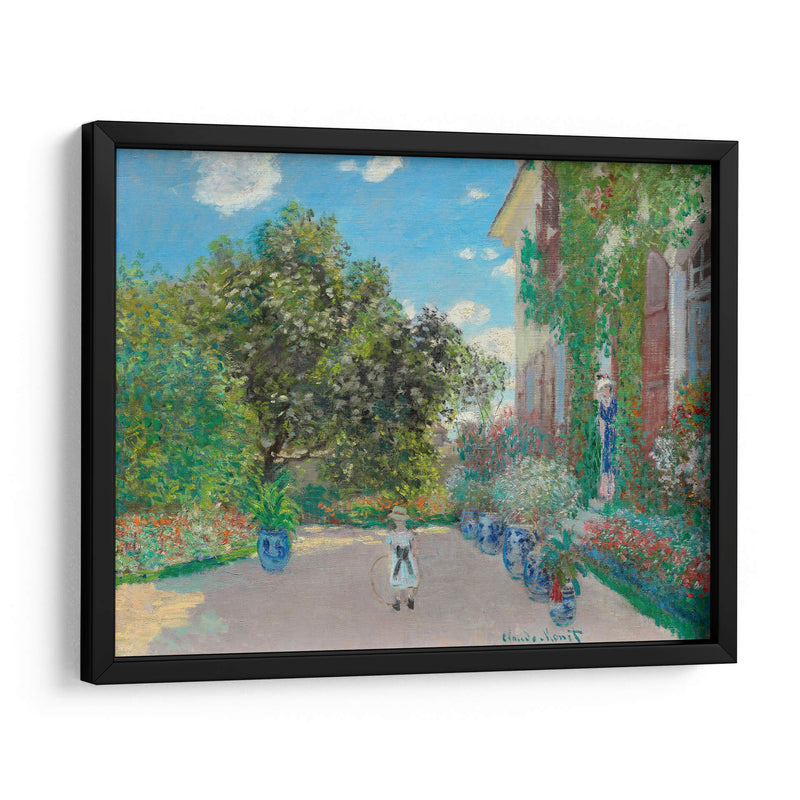 La casa del artista en Argenteuil - Claude Monet | Cuadro decorativo de Canvas Lab