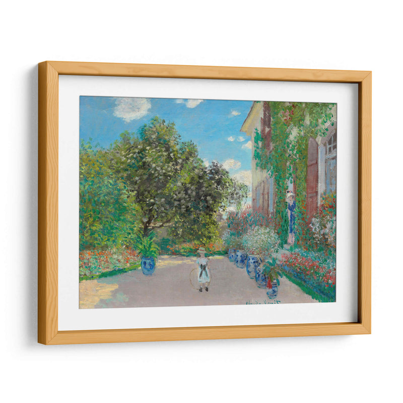 La casa del artista en Argenteuil - Claude O. Monet | Cuadro decorativo de Canvas Lab