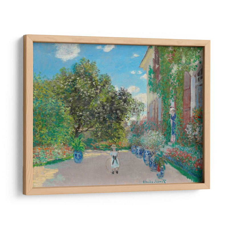 La casa del artista en Argenteuil - Claude Monet | Cuadro decorativo de Canvas Lab