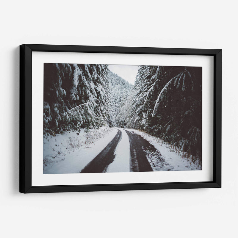 Camino nevado | Cuadro decorativo de Canvas Lab