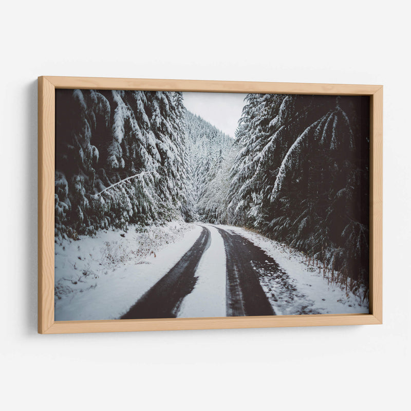 Camino nevado | Cuadro decorativo de Canvas Lab