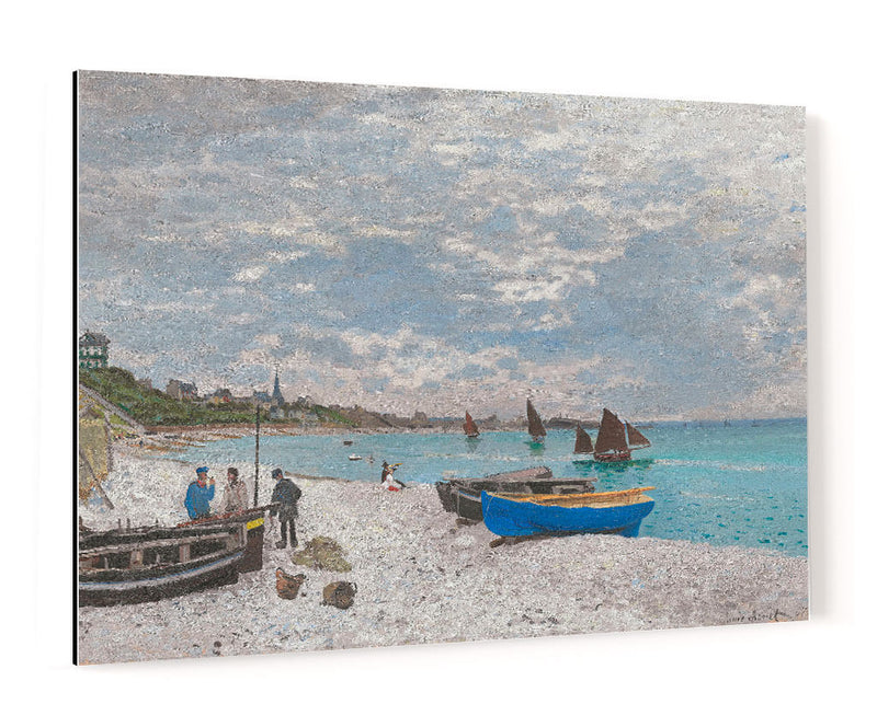 La playa en Sainte-Adresse - Claude Monet | Cuadro decorativo de Canvas Lab