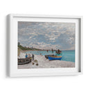 La playa en Sainte-Adresse - Claude O. Monet | Cuadro decorativo de Canvas Lab