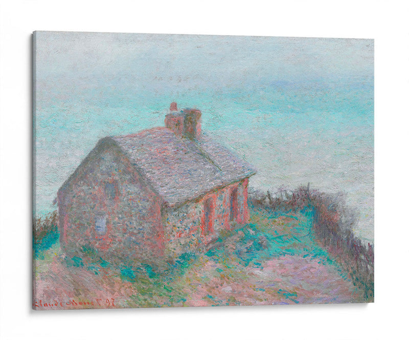 La Casa de los aduaneros en Varengeville - Claude Monet | Cuadro decorativo de Canvas Lab