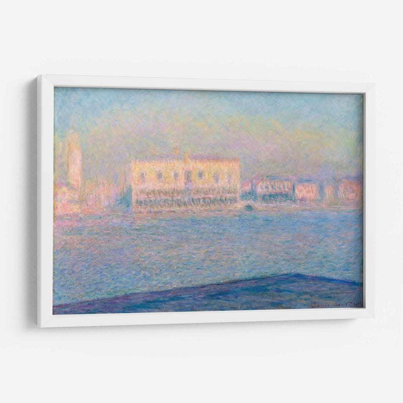 El Palacio Ducal visto desde San Giorgio Maggiore - Claude Monet | Cuadro decorativo de Canvas Lab