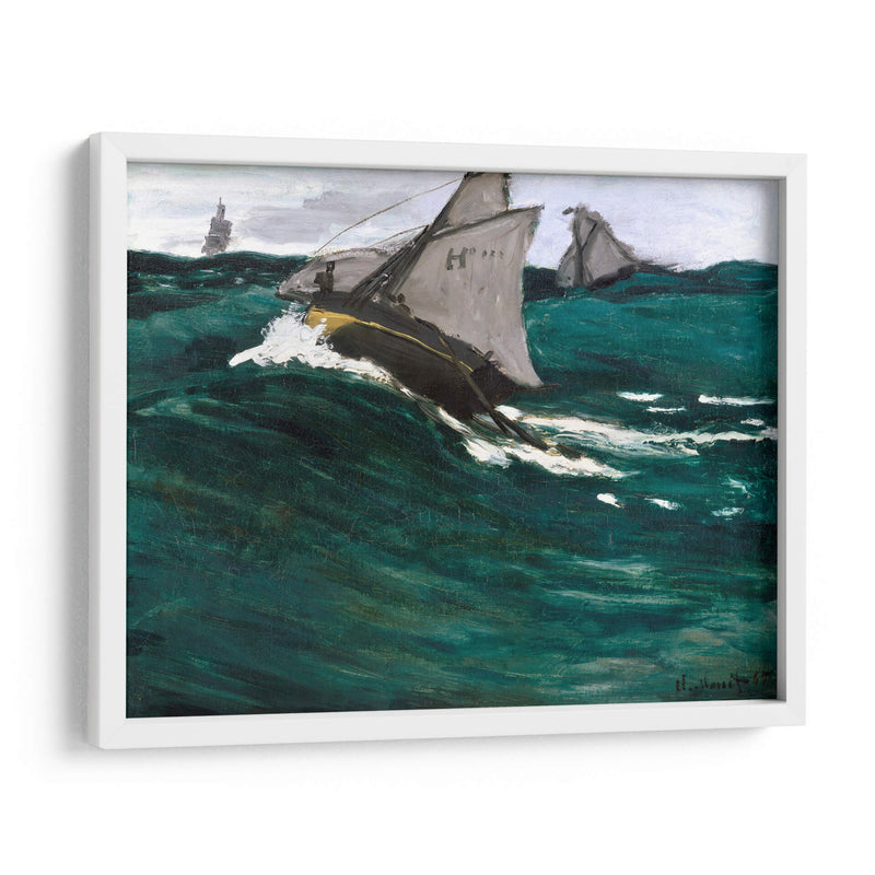 La ola verde - Claude Monet | Cuadro decorativo de Canvas Lab