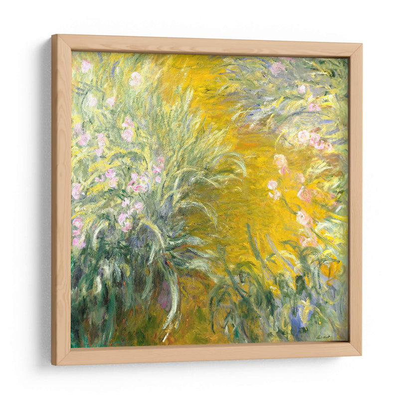 El camino a través de los lirios - Claude Monet | Cuadro decorativo de Canvas Lab