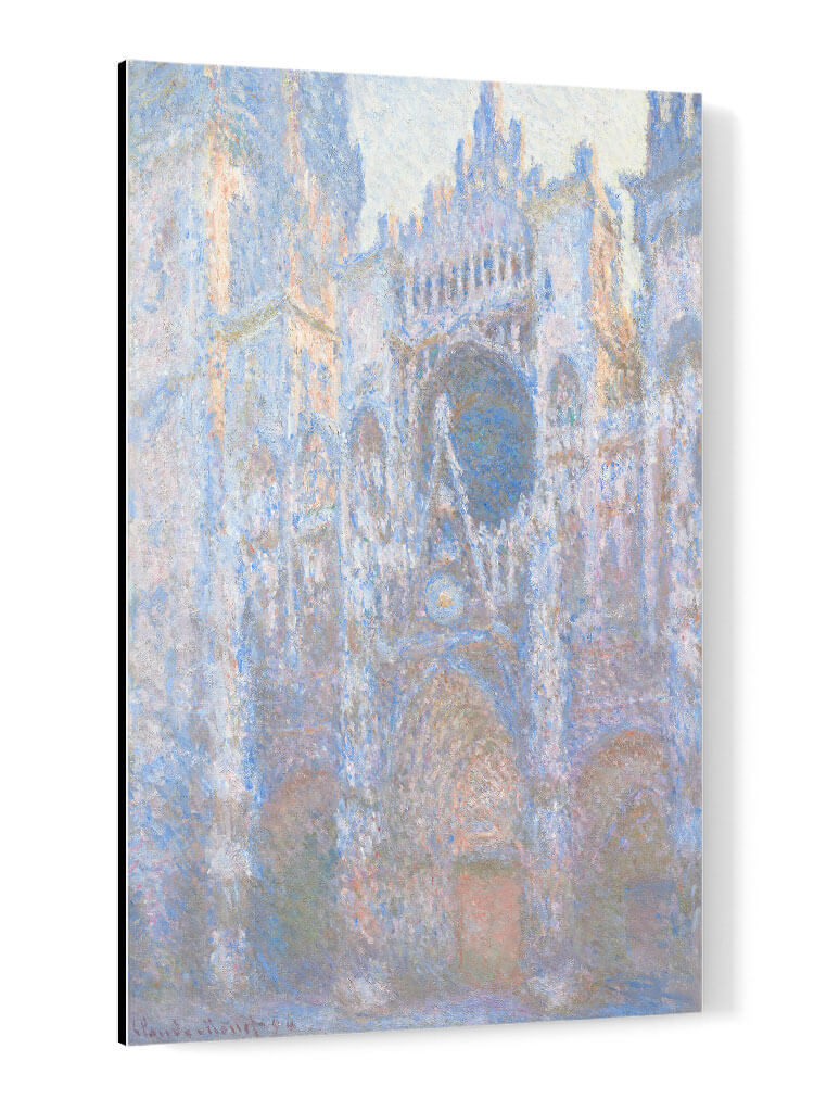 El portal de la catedral de Rouen a la luz de la mañana - I - Claude Monet | Cuadro decorativo de Canvas Lab