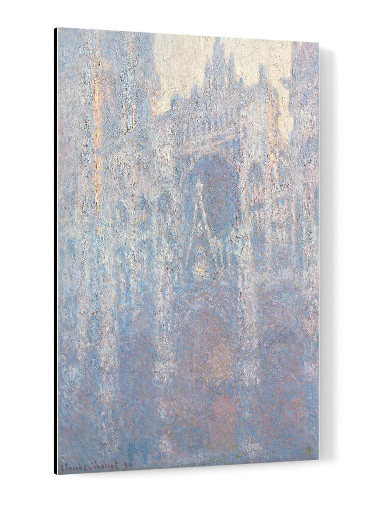 El portal de la catedral de Rouen a la luz de la mañana - II - Claude Monet | Cuadro decorativo de Canvas Lab