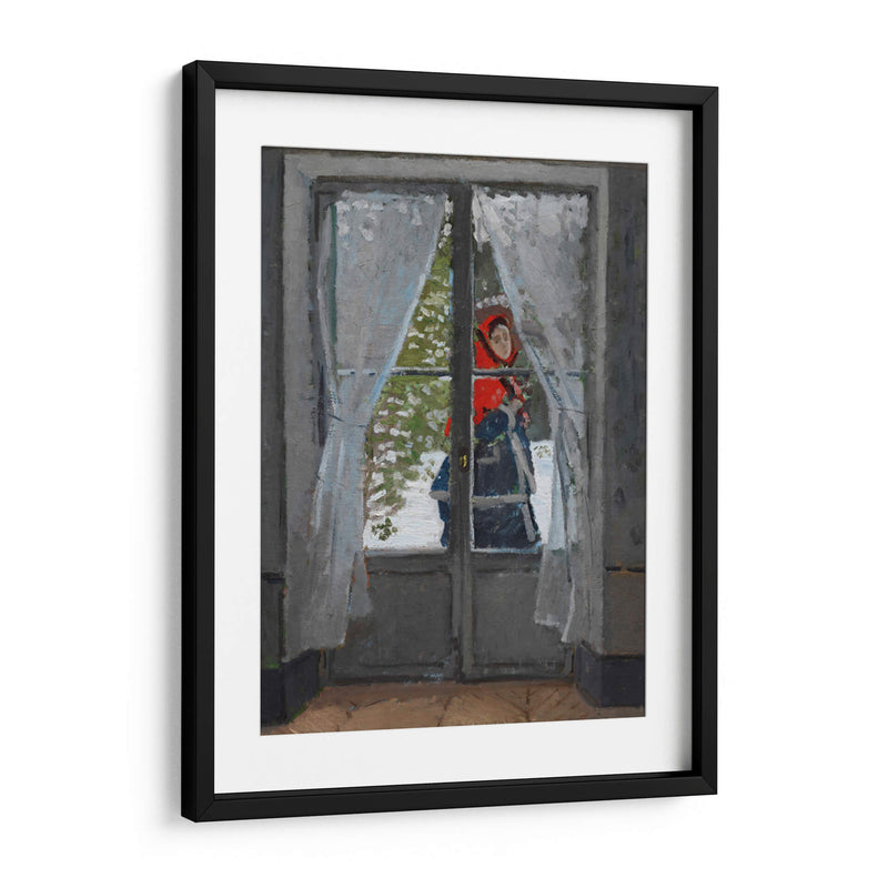 El pañuelo rojo - Claude O. Monet | Cuadro decorativo de Canvas Lab