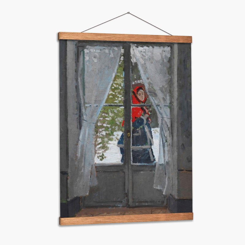 El pañuelo rojo - Claude O. Monet | Cuadro decorativo de Canvas Lab