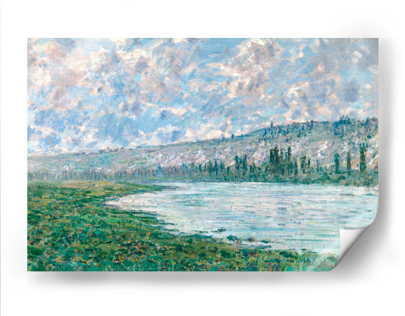 El Sena en Vétheuil - Claude O. Monet | Cuadro decorativo de Canvas Lab