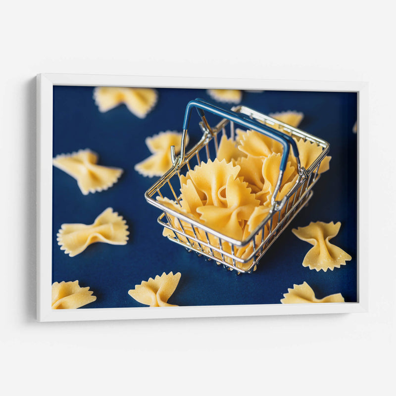 Canastita con pasta | Cuadro decorativo de Canvas Lab