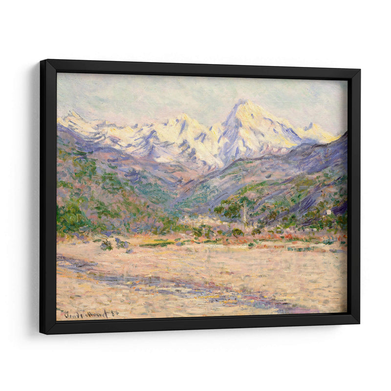 El valle del Nervia - Claude O. Monet | Cuadro decorativo de Canvas Lab