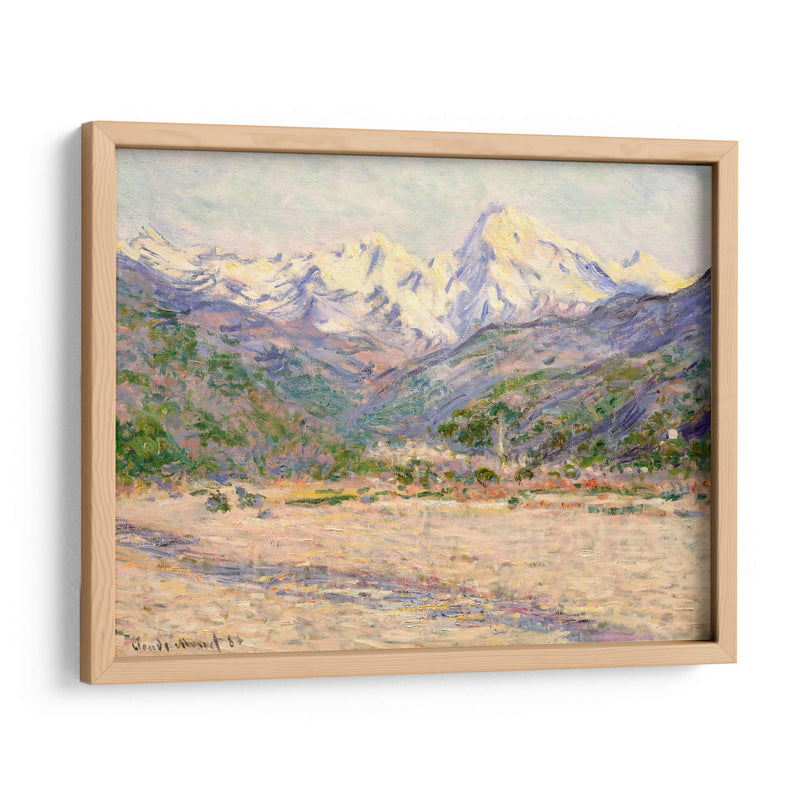 El valle del Nervia - Claude O. Monet | Cuadro decorativo de Canvas Lab