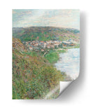 Vista de Vétheuil - I - Claude O. Monet | Cuadro decorativo de Canvas Lab