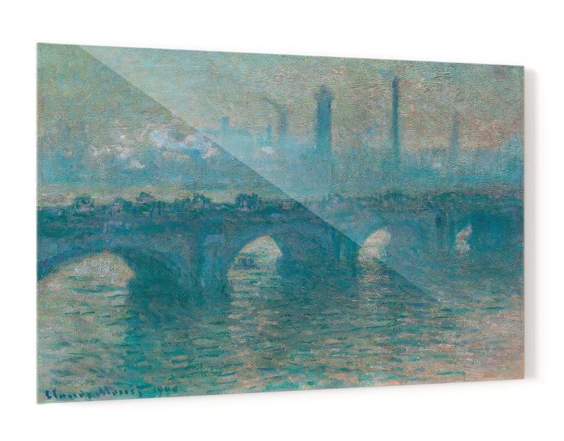 Puente de Waterloo, tiempo gris - Claude Monet | Cuadro decorativo de Canvas Lab