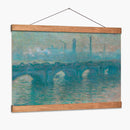 Puente de Waterloo, tiempo gris - Claude O. Monet | Cuadro decorativo de Canvas Lab