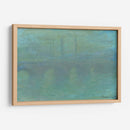Puente de Waterloo, Londres, al anochecer - Claude O. Monet | Cuadro decorativo de Canvas Lab