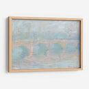 Puente de Waterloo, Londres, al atardecer - Claude O. Monet | Cuadro decorativo de Canvas Lab