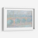 Puente de Waterloo, Londres, al atardecer - Claude O. Monet | Cuadro decorativo de Canvas Lab