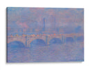 Puente de Waterloo, efecto de luz solar - Claude O. Monet | Cuadro decorativo de Canvas Lab