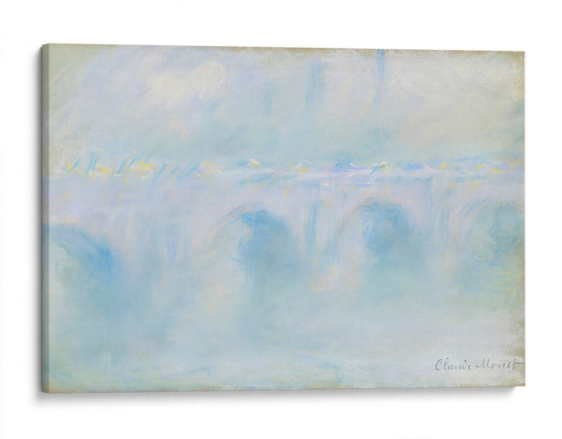 Puente de Waterloo - Claude O. Monet | Cuadro decorativo de Canvas Lab