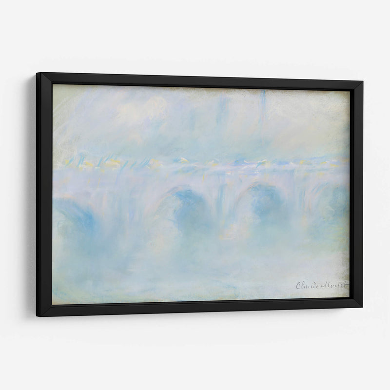 Puente de Waterloo - Claude O. Monet | Cuadro decorativo de Canvas Lab