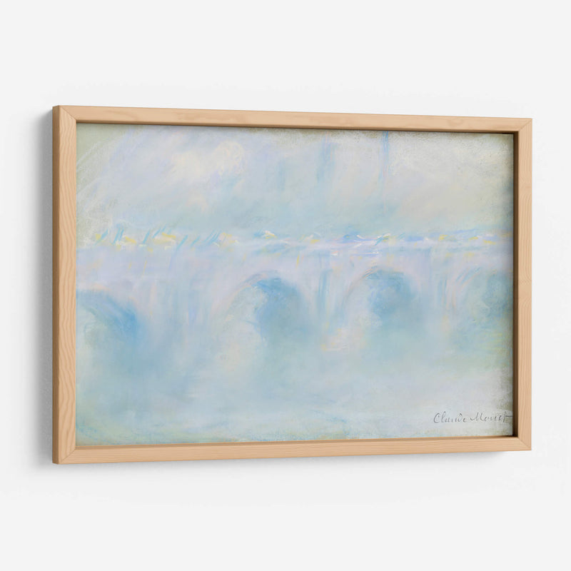 Puente de Waterloo - Claude O. Monet | Cuadro decorativo de Canvas Lab