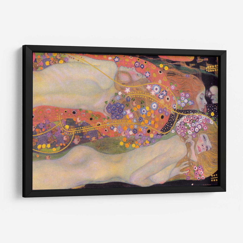 Serpientes de agua II - Gustav Klimt | Cuadro decorativo de Canvas Lab