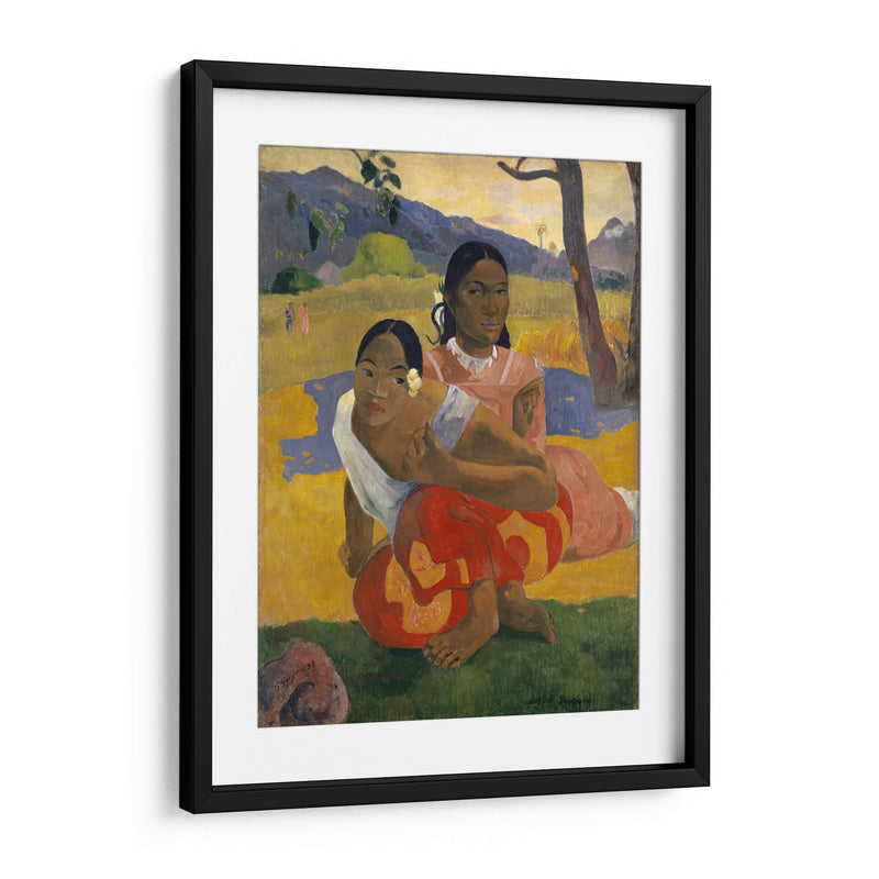 ¿Cuándo te casas? - Paul Gauguin | Cuadro decorativo de Canvas Lab