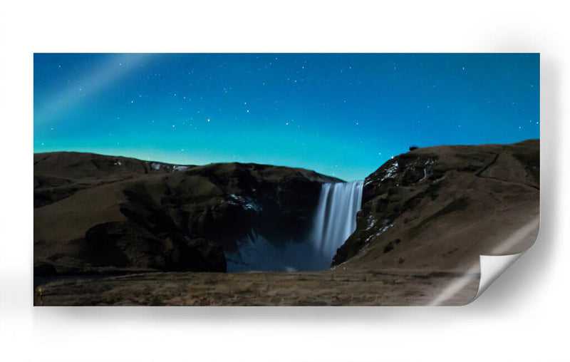 Cascada en Islandia - Anaid Frías | Cuadro decorativo de Canvas Lab