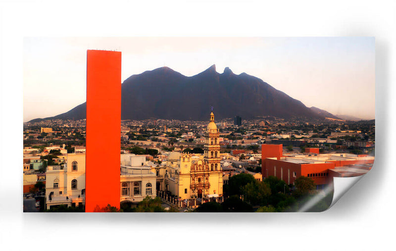 Centro de Monterrey | Cuadro decorativo de Canvas Lab