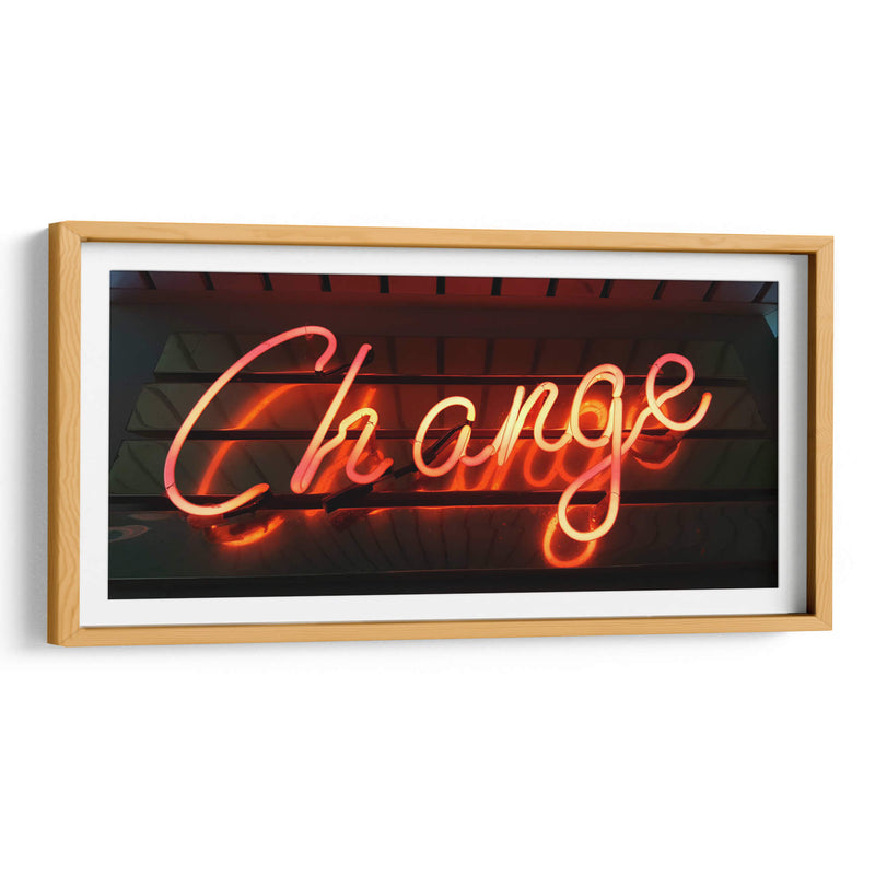 Change | Cuadro decorativo de Canvas Lab