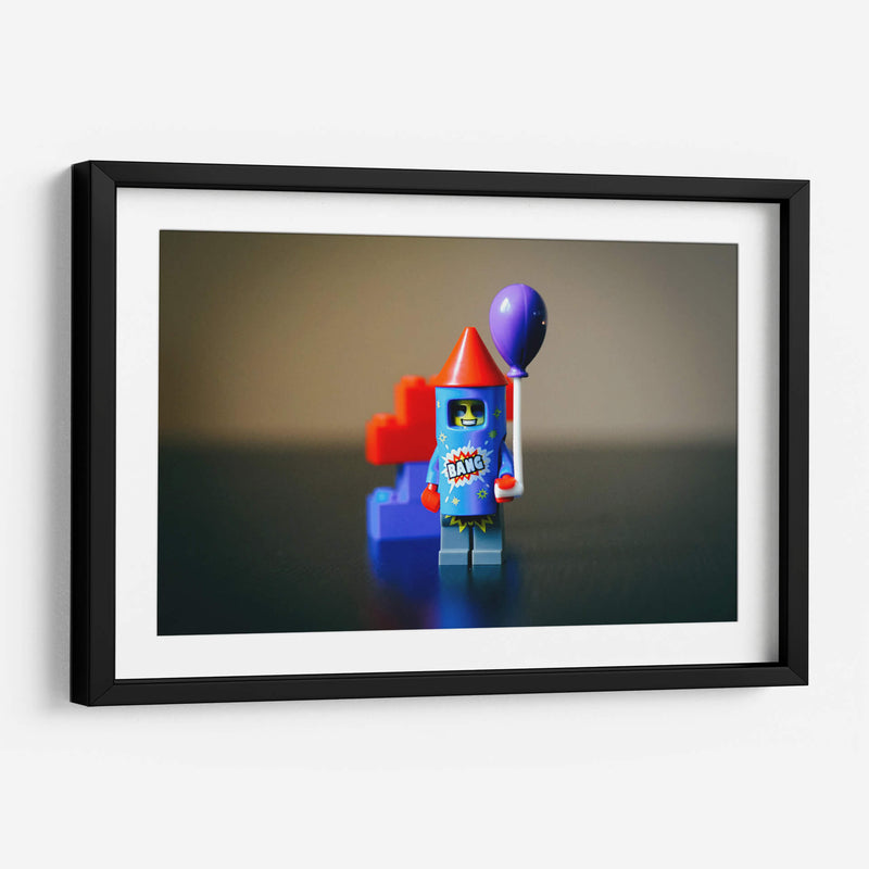 Cohete humano de lego | Cuadro decorativo de Canvas Lab