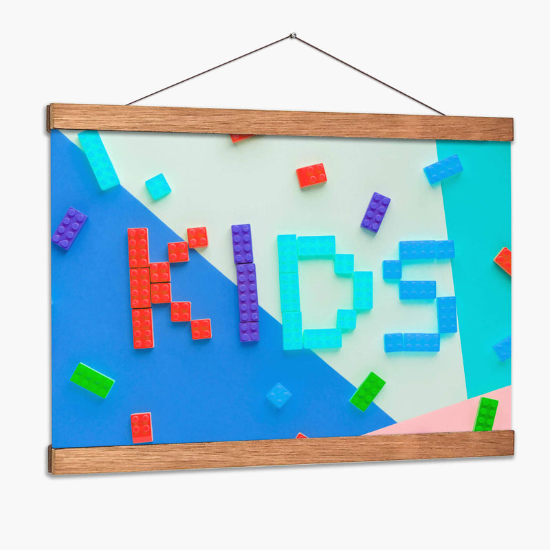 Color block kids | Cuadro decorativo de Canvas Lab