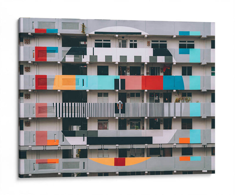 Composición en balcones | Cuadro decorativo de Canvas Lab