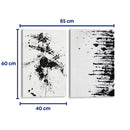 Piquetitos y chorreos - Set de 2 - Cuadro decorativo | Canvas Lab