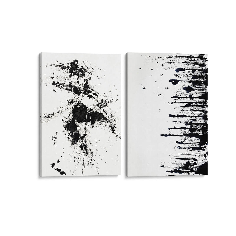 Piquetitos y chorreos - Set de 2 - Cuadro decorativo | Canvas Lab