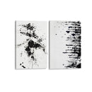 Piquetitos y chorreos - Set de 2 - Cuadro decorativo | Canvas Lab