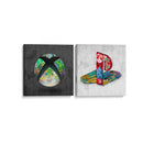Graffiti gamer - Set de 2 - David Aste - Cuadro decorativo | Canvas Lab