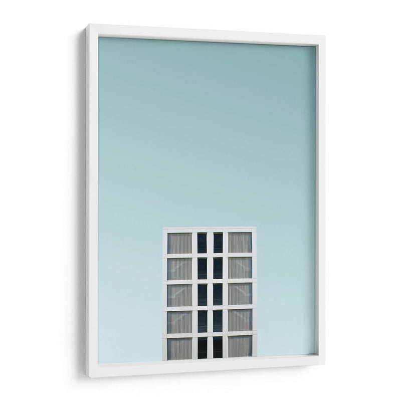 Edificio blanco | Cuadro decorativo de Canvas Lab