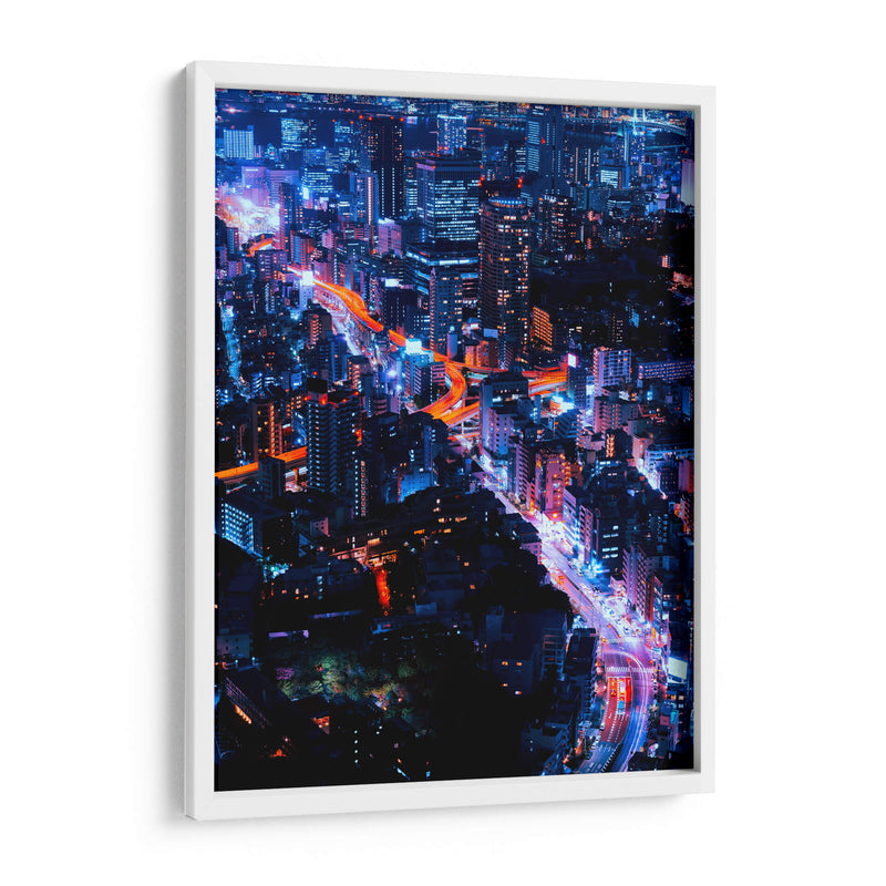 Electricidad en Tokio | Cuadro decorativo de Canvas Lab
