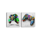 Controles pop - Set de 2 - David Aste - Cuadro decorativo | Canvas Lab