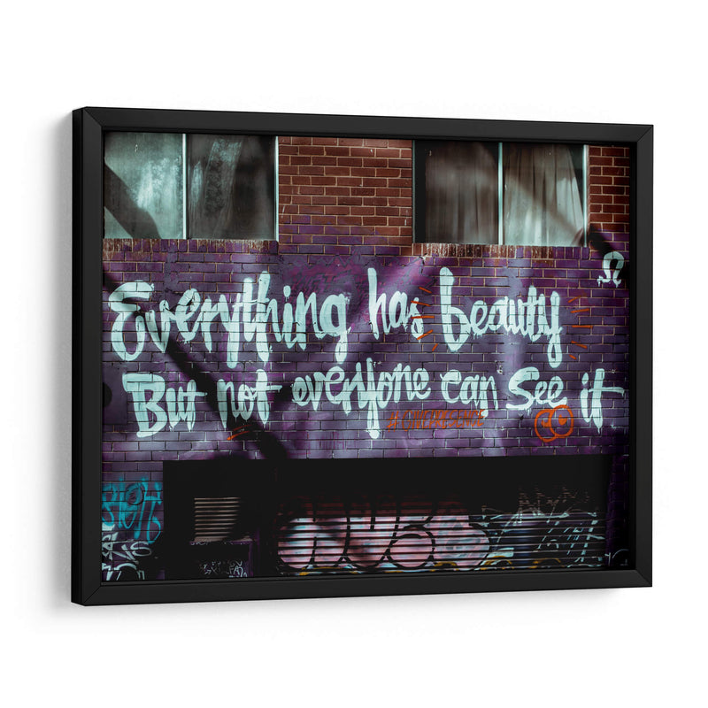 Everything has beauty | Cuadro decorativo de Canvas Lab