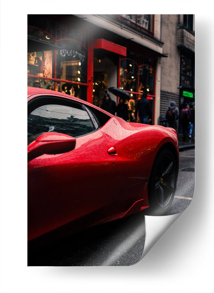 Ferrari 488 Rear | Cuadro decorativo de Canvas Lab