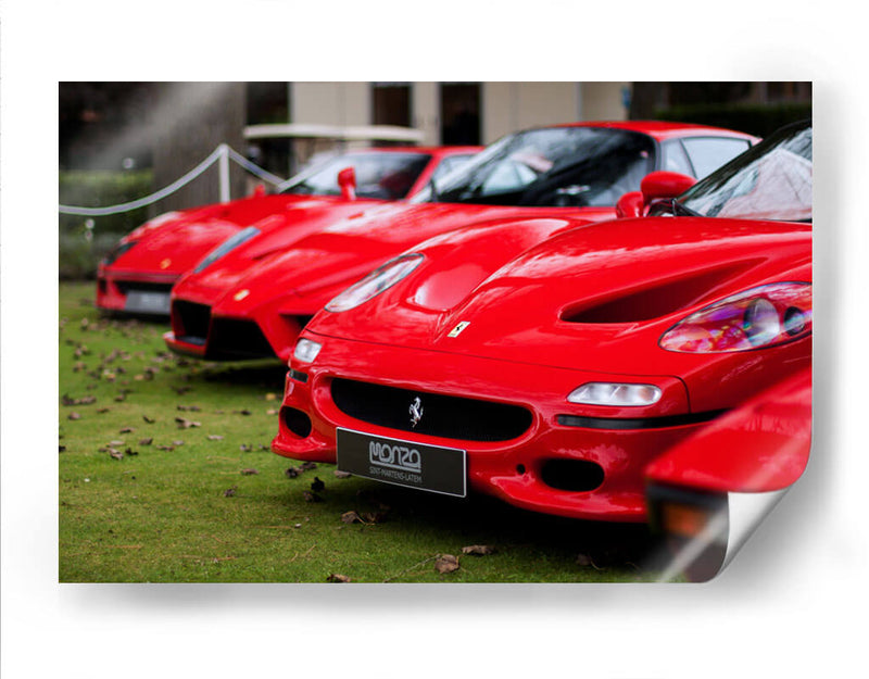 Ferraris rojos | Cuadro decorativo de Canvas Lab