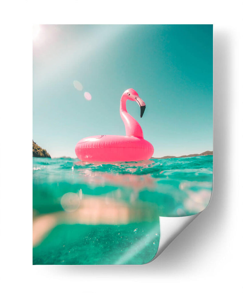 Flamingo inflable | Cuadro decorativo de Canvas Lab